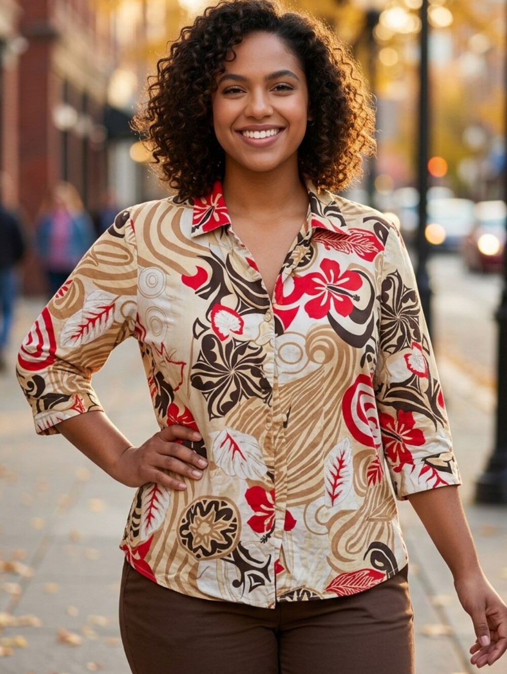 Hibiscus Tropical Shirt 12 Embroidered Cotton Hawaiian Cruise Resort Button Down